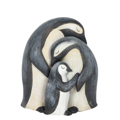 Something Different Penguin Family Ornament - Grey/White - Image 3