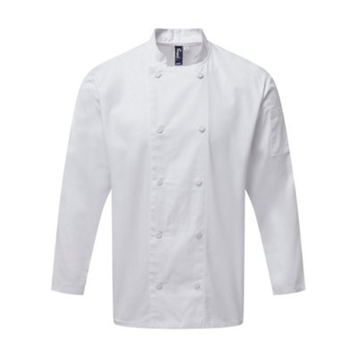  - Premier Unisex Adults Chefs Coolchecker Long Sleeve Jacket