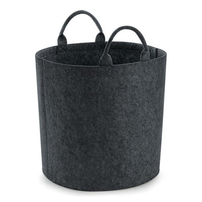 Bagbase Felt Trug Charcoal Melange (M) from B&Q