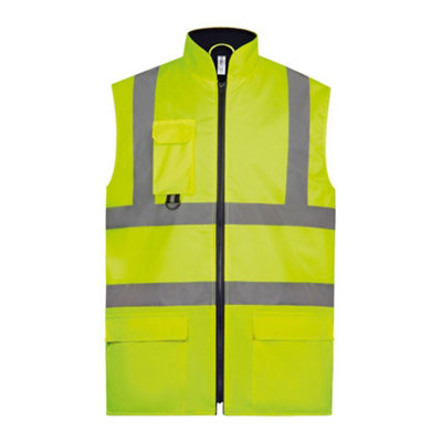  - Yoko Adults Unisex Hi-Vis Padded Bodywarmer