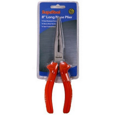 Supatool Long Nose Plier Red (8In) from B&Q