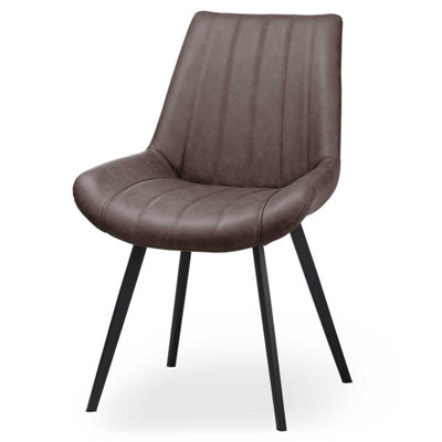 B&Q -  Malmo Dining Chair Grey (One Size)