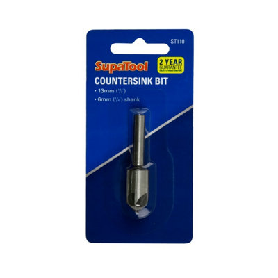 Supatool Countersink Bit Silver (One Size) from B&Q