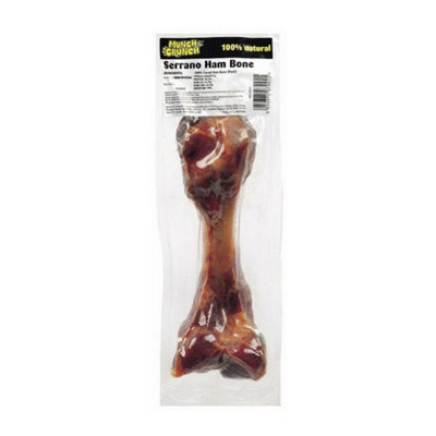 Munch & Crunch Serrano Ham Bone Dog Treat May Vary (Large) from B&Q