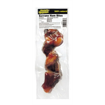 Munch & Crunch Serrano Ham Bites Dog Treat May Vary (One Size) from B&Q