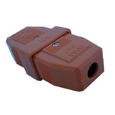 Dencon 10A 2 Pin Nylon Connector Orange (One Size)