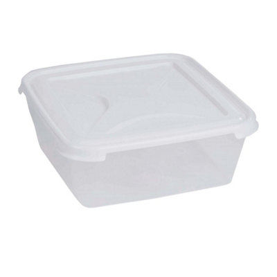 Wham Square Food Storage Container White (10 Litre) from B&Q