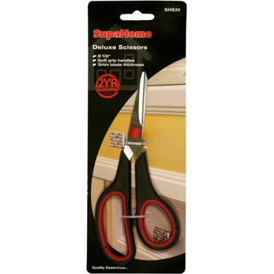  - Supahome Deluxe Scissors Black/red (One Size)