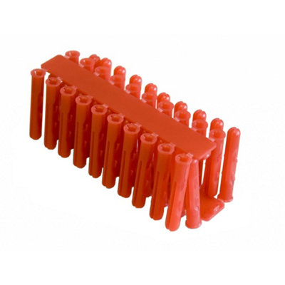  - Supafix General Purpose Plugs (Pack Of 40) Red (5.5mm)