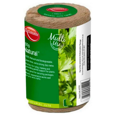 Ambador Natural Jute Spool Natural (160M) from B&Q