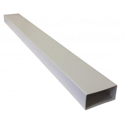 Manrose Flat Channel Ducting Grey (One Size) from B&Q