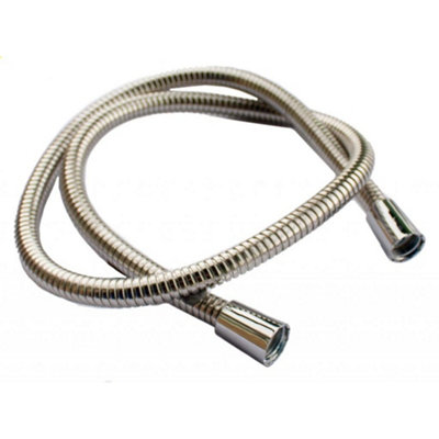 Oracstar Large Bore Stainless Steel Shower Hose Silver (One Size) from B&Q