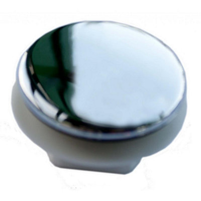 Oracstar Chrome Tap Hole Stopper Silver (One Size) from B&Q