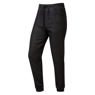  - Premier Adults Unisex Artisan Chefs Joggers Black Denim (Xxl)
