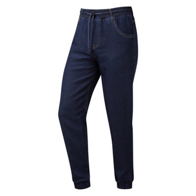  - Premier Adults Unisex Artisan Chefs Joggers Indigo Denim (S)