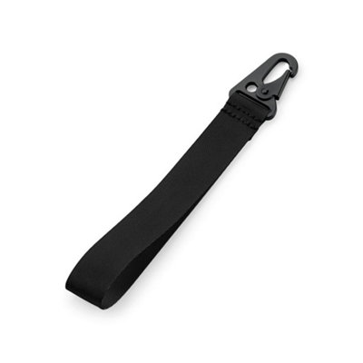 B&Q Bagbase Brandable Key Clip (One Size) Black