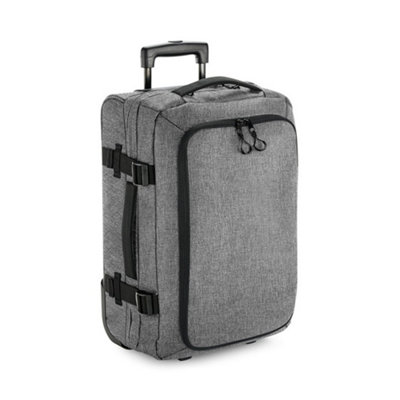 Bagbase Unisex Escape Carry-On Wheelie Bag Grey Marl (One Size) from B&Q
