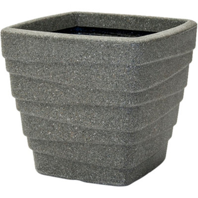 Sankey Square Trojan Planter Granite (One Size)