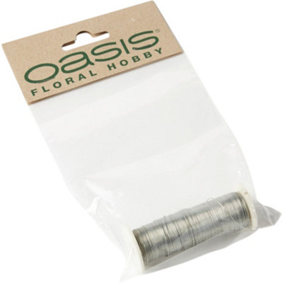 Oasis Reel Wire Silver (One Size) from B&Q