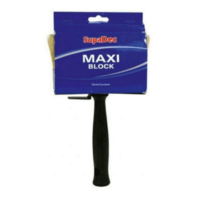 Supadec Maxi Block Brush Black (40 X 140mm) from B&Q