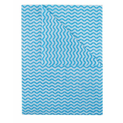 - Abbey Ocean Wipe (Pack Of 50) Blue (50 X 36Cm)