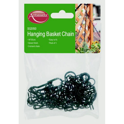  - Ambador Hanging Basket Chain Black (21In)