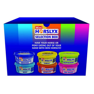 B&Q Horslyx Mini Licks Selection Box For Horses (Pack Of 6) Multicoloured (One Size)