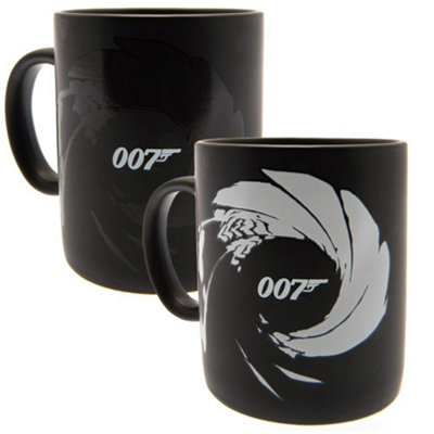 B&Q James Bond Heat Changing Mug (One Size) Black