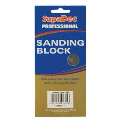 Supadec Professional Sanding Block May Vary (One Size) from B&Q