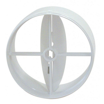 Manrose Back Draught Shutter (4In) White