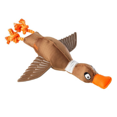 House Of Paws Duck Thrower With Wings Dog Toy Coco (One Size) from B&Q