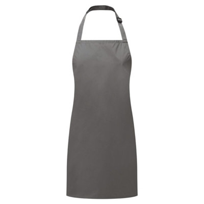  - Premier Childrens/kids Waterproof Apron Dark Grey (7-10 Years)