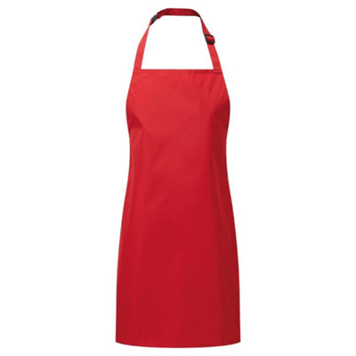  - Premier Childrens/kids Waterproof Apron Red (7-10 Years)