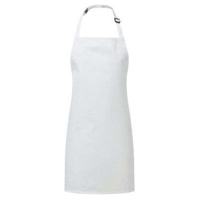 Rackhams White Childrens/Kids Waterproof Apron - 3-6 Years - 100% Polyester - Image 4