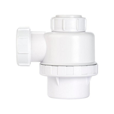 B&Q White Make Bottle Trap (40Mm) Quality Product