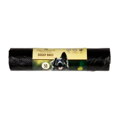 Groundsman Doggy Plastic Bags (Pack Of 50) Black (One Size) from B&Q