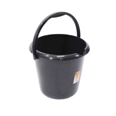 Tml Household Bucket Graphite (One Size) from B&Q