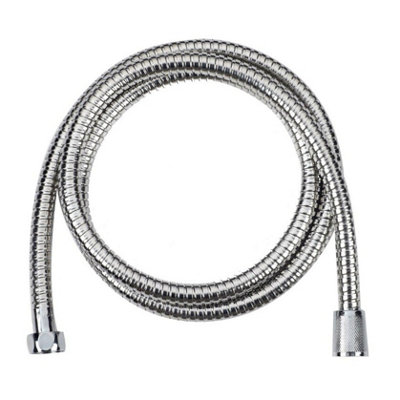 B&Q Canyon Marino Stainless Steel Shower Hose (2M) Blue/Silver