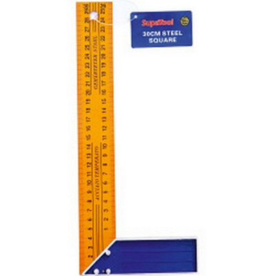 B&Q Supatool Carpentry Square (20Cm) Yellow