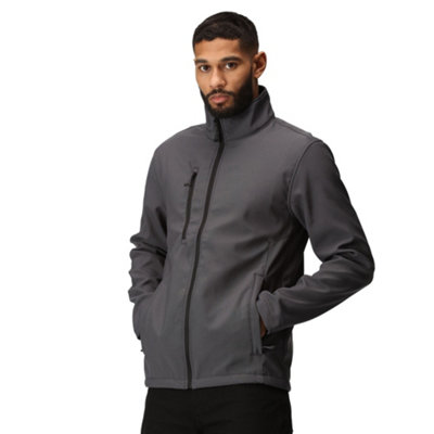 Regatta Mens Honesty Made Recycled Softshell Jacket (Seal Grey) - Size 2XL - Image 4
