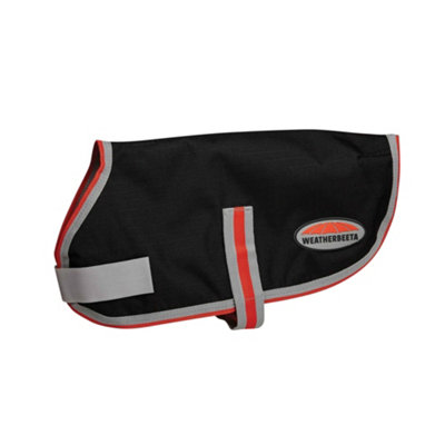  - Weatherbeeta 1200D Therapy-Tec Dog Coat Black/silver/red (25Cm)