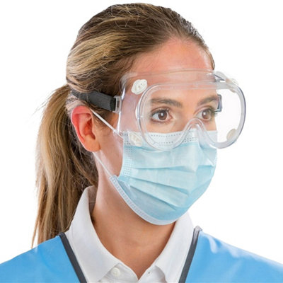  - Result Unisex Adult Safety Goggles Clear (One Size)