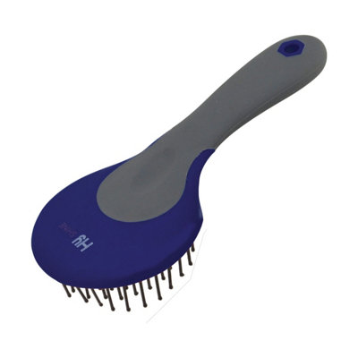 Hyshine Active Groom Mane & Tail Brush Midnight Navy (One Size) from B&Q