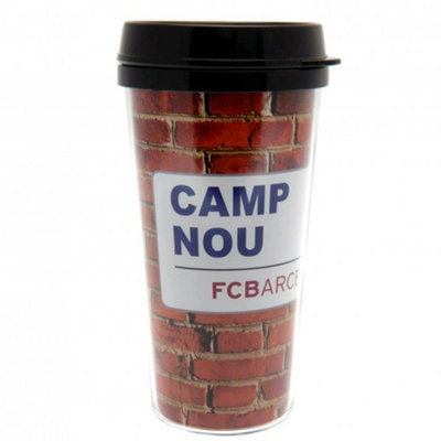 Fc Barcelona Travel Mug Red (One Size) from B&Q