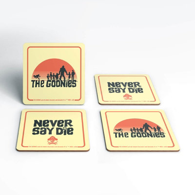 B&Q -  Never Say Die Corkbacked Coaster Set