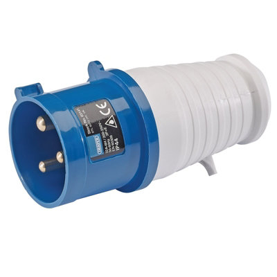 Draper  230V Ip44 Site Plug32A 03141 from B&Q