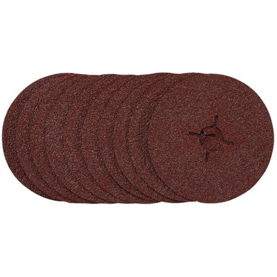 Draper  Fibre Sanding Discs115mm36 Grit(Pack Of 10) 68377 from B&Q