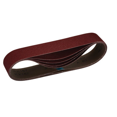 Draper Cloth Sanding Belt, 50 X 686Mm, 80 Grit (Pack Of 5) 09215 Grain