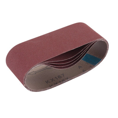 Draper Cloth Sanding Belt, 75 X 457Mm, 180 Grit (Pack Of 5) 09236 Grain