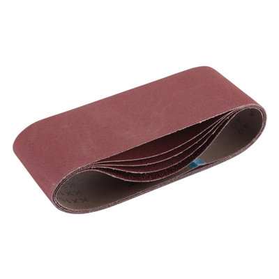 Draper  Cloth Sanding Belt100 X 610mmAssorted Grit (Pack Of 5) 09258 from B&Q